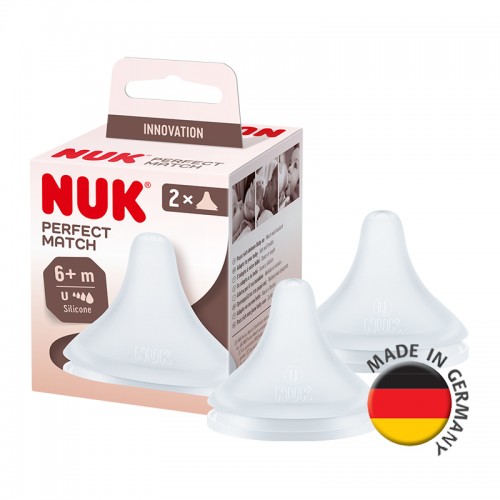 NUK Perfect Match teat 2 pieces | Made in Germany | 6M+